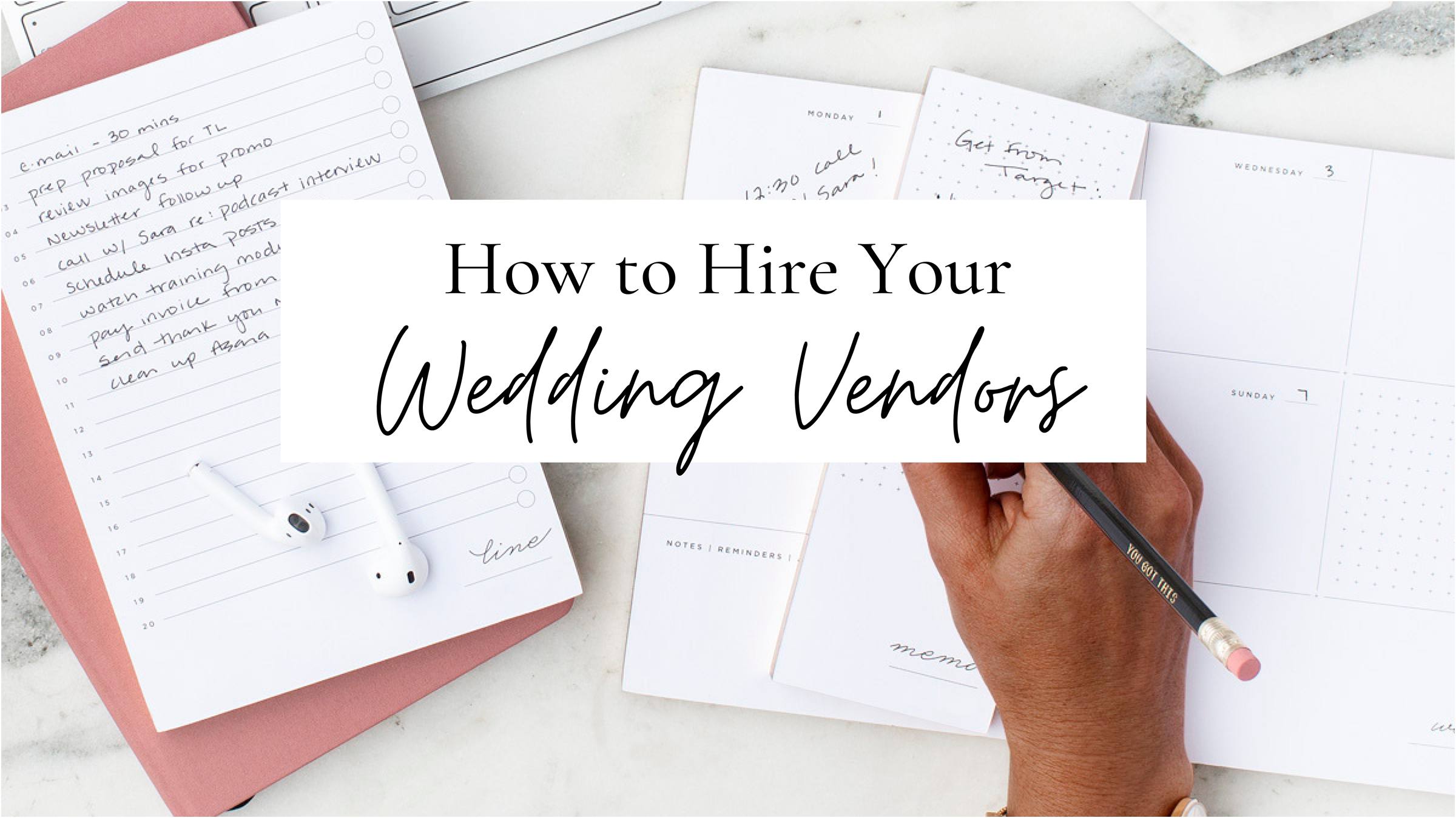 how to hire wedding vendors blog